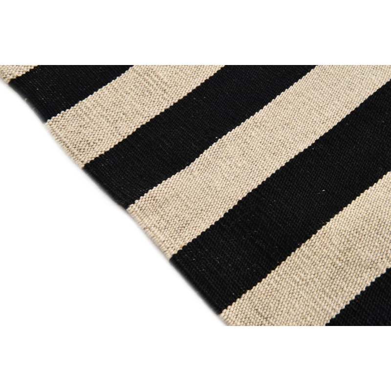 Orta Black and White Rug