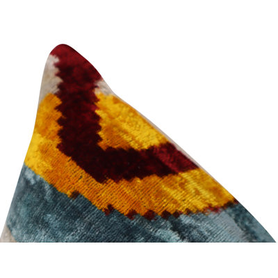 Velvet Lumbar Pillow Cover & Insert