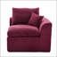 Canapé modulaire modulaire Cloud, confortable et moderne 2 places avec housses de coussin amovibles pour un nettoyage facile et sans assemblage-1673042367