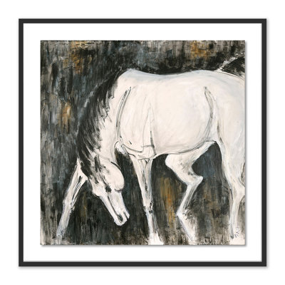 White Horse I Print by Donna Bernstein