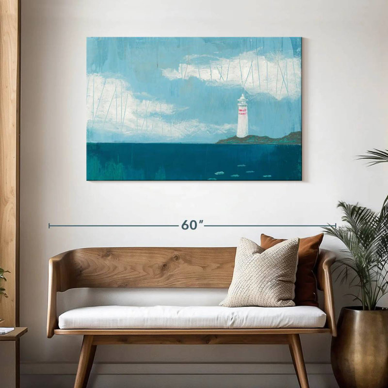 Aletra au phare, H 30 po x l 45 po