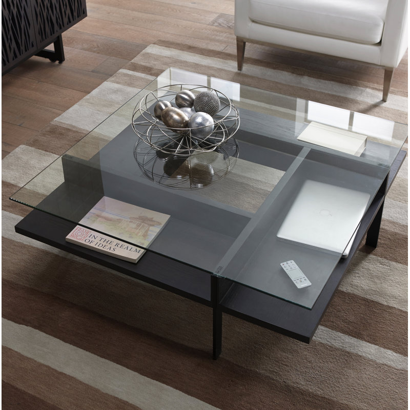 Terrace Coffee Table, 16.25" H x 44" L x 44" W, Charcoal