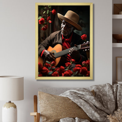 «Red Cuban Music Soul I», reproduction sur toile