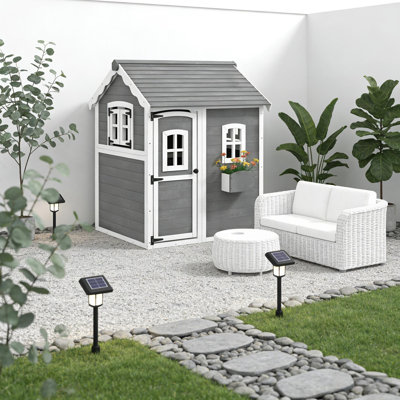 Maisonnette en bois pour tout-petits, maisonnette d'extérieur