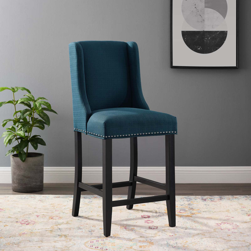 Tabouret de bar Modway Baron, Azur, Tabouret de comptoir (assise à une hauteur de 26,, 1