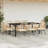 Patio Dining Set With Cushions Poly Rattan Glass-558995157-558995155-558995166