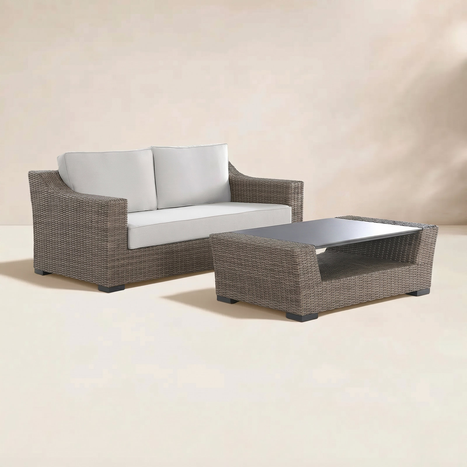 Tymere - Person Patio Conversation Set with Cushions