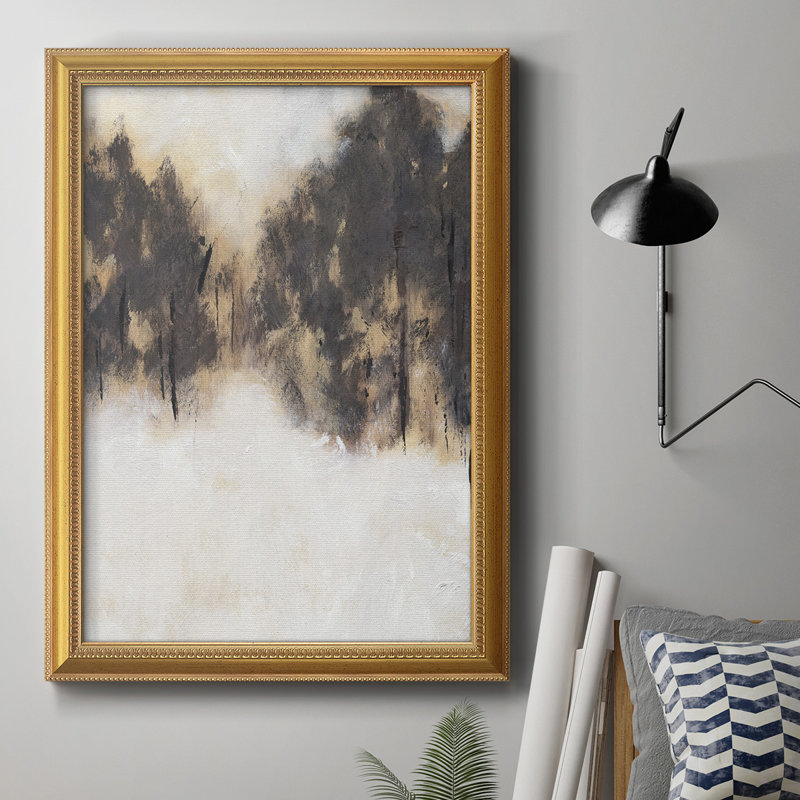 Toile encadrée de qualité supérieure Winter Woods View II - prête à être accrochée, H 20 po x l 16 po x P 2,5 po