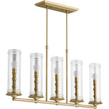 5 - Light Kitchen Island Rectangle Chandelier