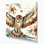Hawaiian Hawaiian Owl, art mural sur toile blanche