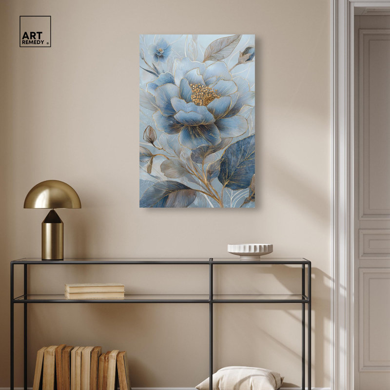 «Golden Vein I», reproduction d'art sur toile par Art Remedy, 20 W x 30 po, Toile tendue avec châssis, H 30 po x l 20 po