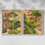 Golden Hour Greenery I - reproduction encadrée de qualité supérieure - prête à être accrochée - aucun clou requis - aucun clou requis-1650161342-1650161331
