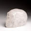 Polished Quartz Skull Carving (129 Grams)