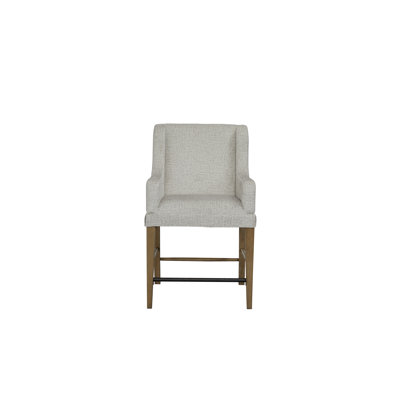 Rustic Upholsteryed Bar Stools with Hickory Veneers