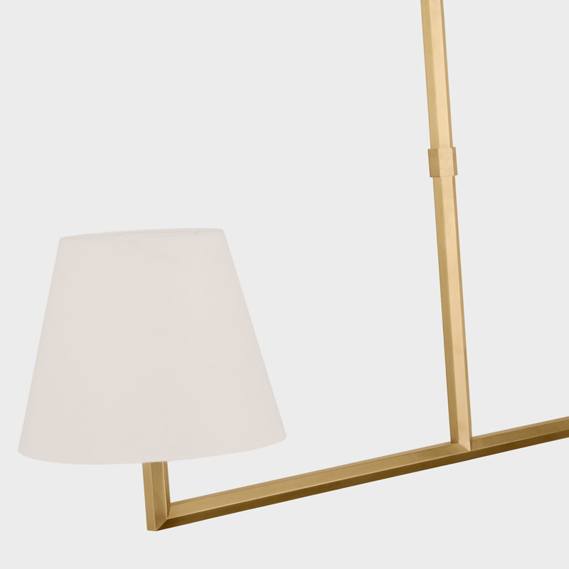 Olivier 2 - Light Chandelier, Hand-Rubbed Antique Brass