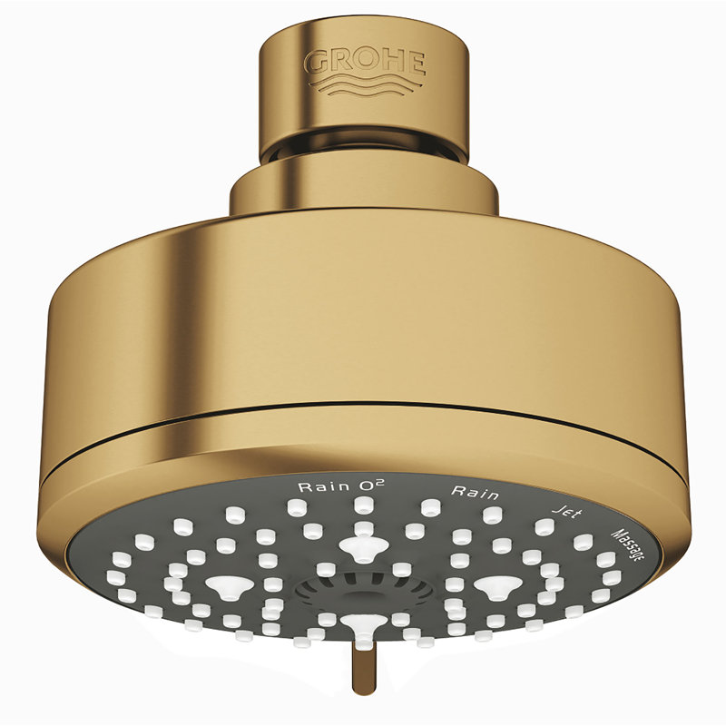 Tête de douche TEMPESTA brossée 4 po, Lever de soleil froid brossé, 1,75 gallons par minute