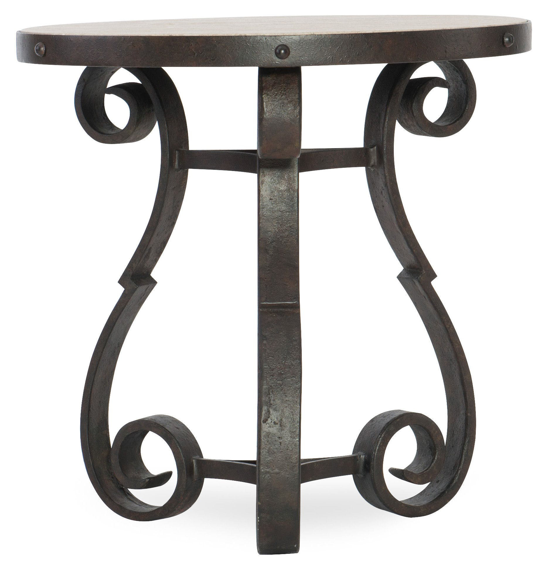 Hooker Furniture Hill Country Marble Top 3 Legs End Table & Reviews