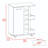 2-Shelf 6-Bottle Bar Cart With Division-414787233