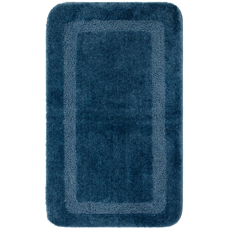 Tapis pour salle de bain Carlino, l 24 po x L 40 po, Merlot