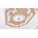 Blanco Rectangular Chandelier Ceiling Medallion