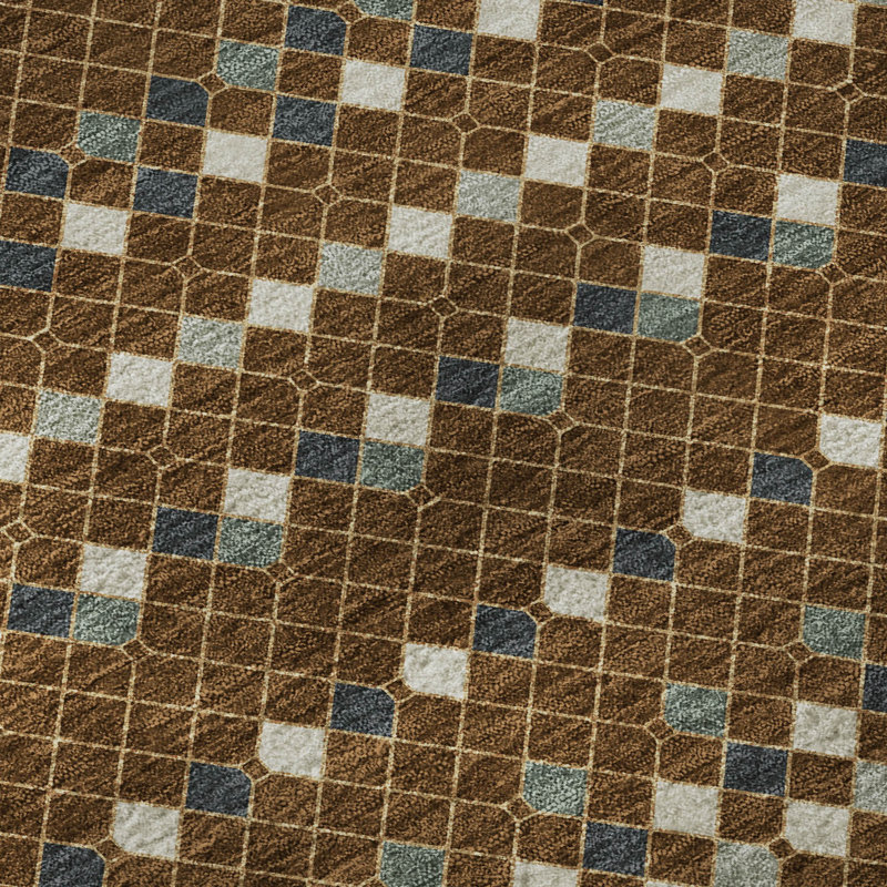 Premium Machine Washable Sykora AMF1408 Stripes Rug, Rectangle 1'8" x 2'6"