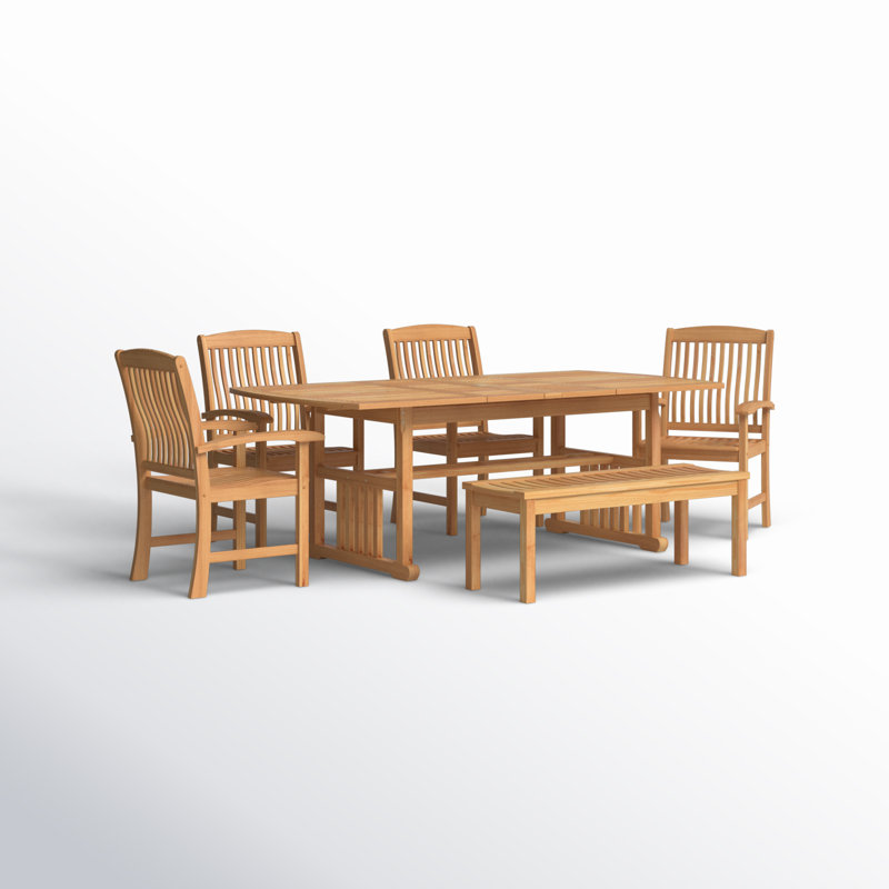 Ensemble repas extérieur 6 pièces Cabo Summerton