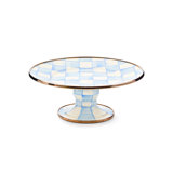 Sky Check Mini Pedestal Platter