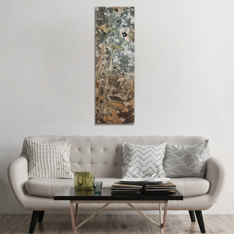 Slender Blossoms I by Liz Jardine - No Frame Panoramic Gallery-Wrapped Canvas Giclée on Canvas, 152.4 cm H x 50.8 cm W