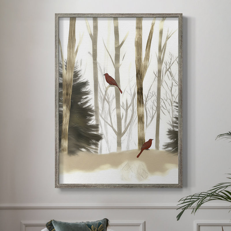 «Christmas Holiday Art CCL XXXVI», reproduction d'art encadrée - bois massif, H 11 po x l 9 po