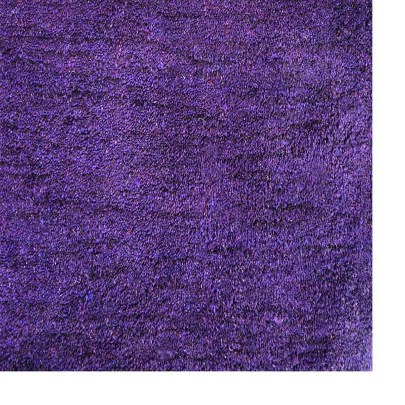 Ekalaka Hand-Knotted Loom Silk Purple Color, Area Rugs, Rectangle 6' x 9'