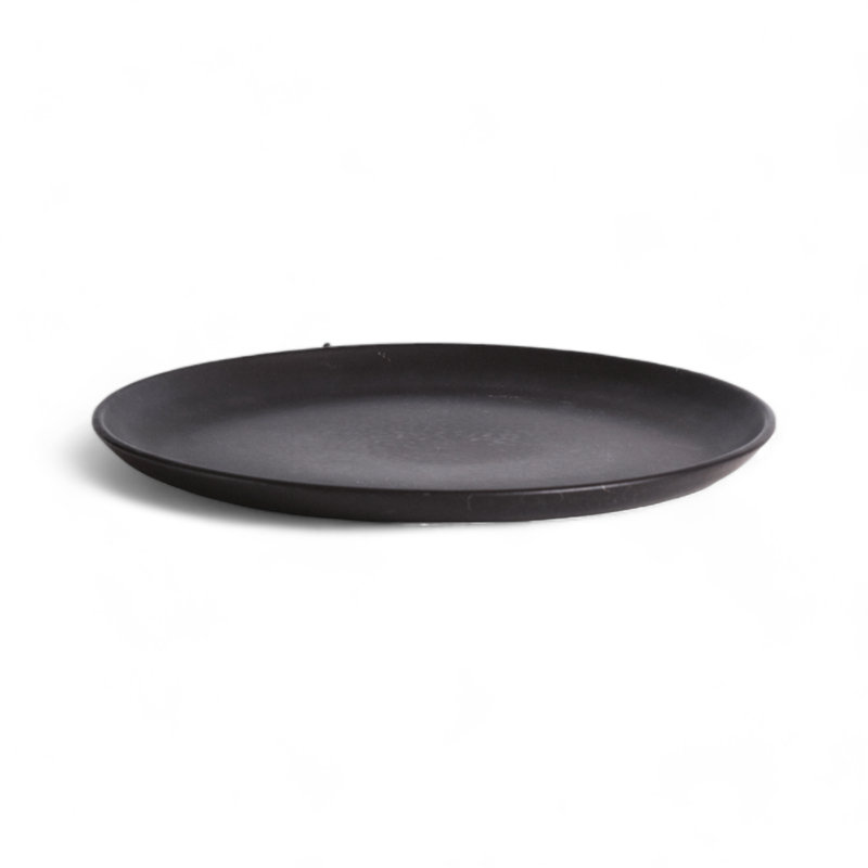 Assiettes plates S / 4 tunisiennes, Noir, noir, noir, noir