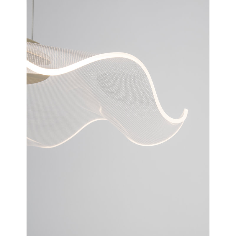 1 - Light Gold LED Unique/Statement Pendant