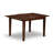 3 Piece Modern Dining Table Set Contains a Rectangle Wooden Table with Butterfly Leaf and 2 Dahlia Linen Fabric Upholstered Chairs, Mahogany-290093636