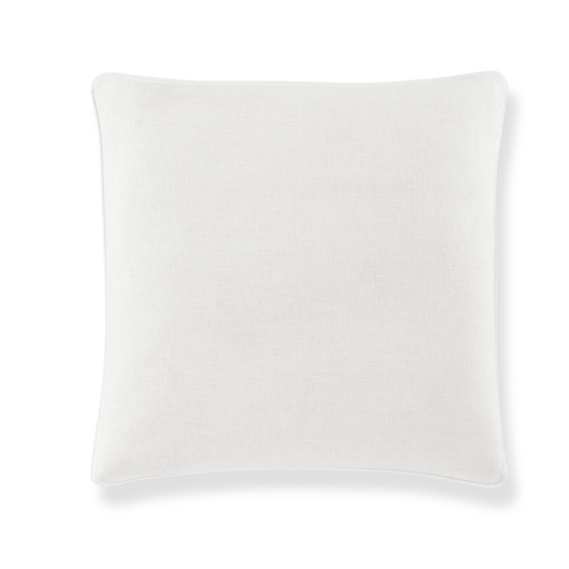 Mandalay Throw Pillow Cover & Insert, White