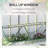6' X 3' Galvanized Raised Garden Bed With Mini PVC Greenhouse Cover, Outdoor Metal Planter Box With 2 Roll-Up Windows For Growing Flowers, Fruits, Vegetables And Herbs, Silver
