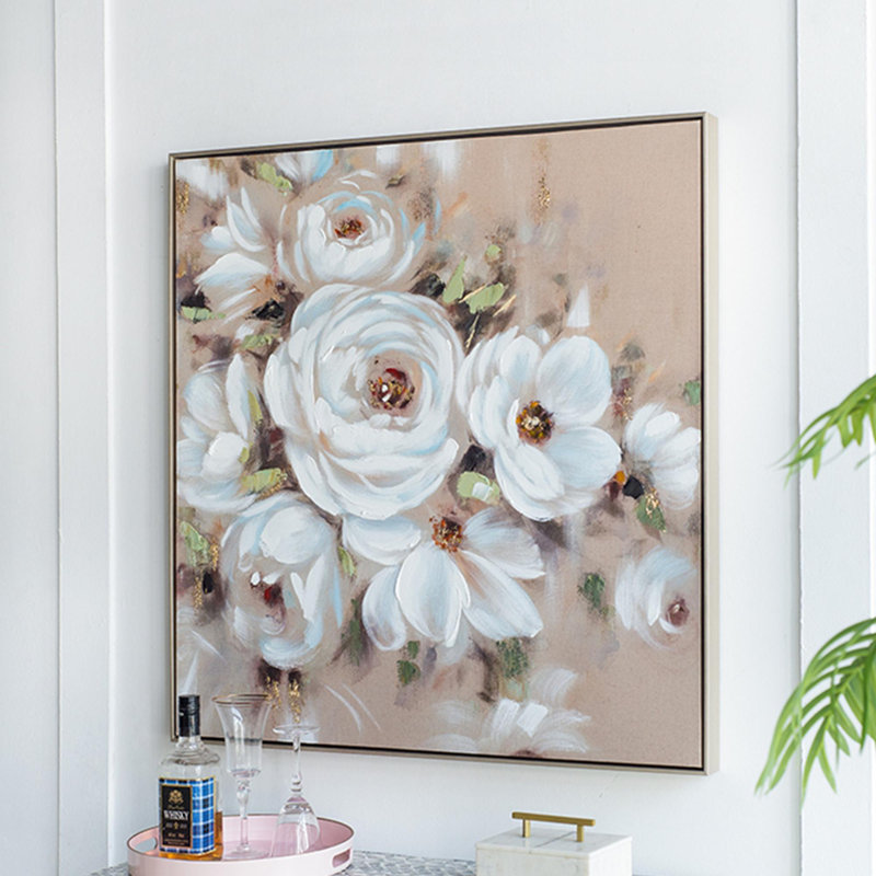 36 po x 36 po, reproduction d'art sur toile carrée encadrée