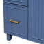 Meuble-lavabo moderne 36 po avec poignées corrosives, tiroirs de rangement intelligents et tablettes réglables Instructions d'assemblage faciles, tablette, tiroir standard