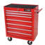 Chariot à outils mobile rouge 7 verrouillables-862568960