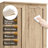Brown Rectangle Storage Cabinet With Two Doors, Adjustable Shelf, Material, Tipping Device, 20Lbs Capacity Per Shelf Board, Fitting,