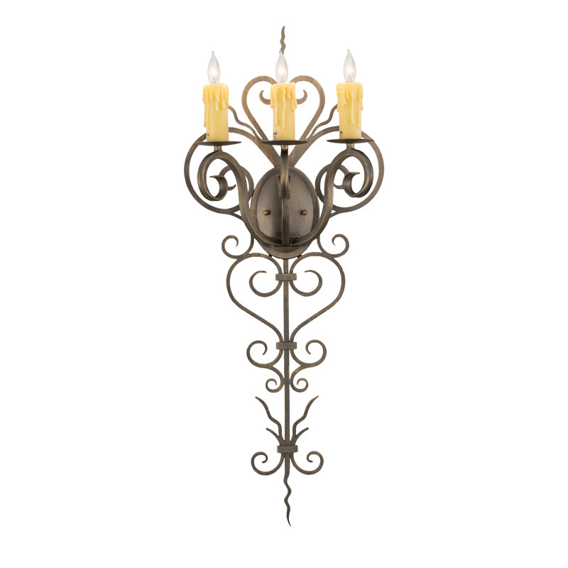 Kenna 3 - Light Candle Wall Light