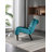 Javita 22.83'' Wide Modern Armless Accent Living Room Chair / Leisure Chair,Upholstered Fabric Button Comfortable Chair with Wooden Legs-128212844-125444562
