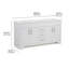 Meuble-lavabo double l 60,25 po avec plateau en marbre Ayra-369396885