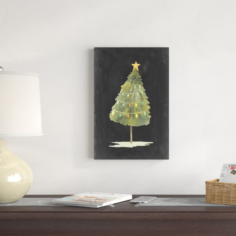Lueur de Noël I, H 18 po x l 12 po x P 1,25 po