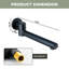 Bec de baignoire rond en laiton avec sortie pivotante, bec de baignoire mural, robinet inverseur de douche universel 1/2 po-122596834
