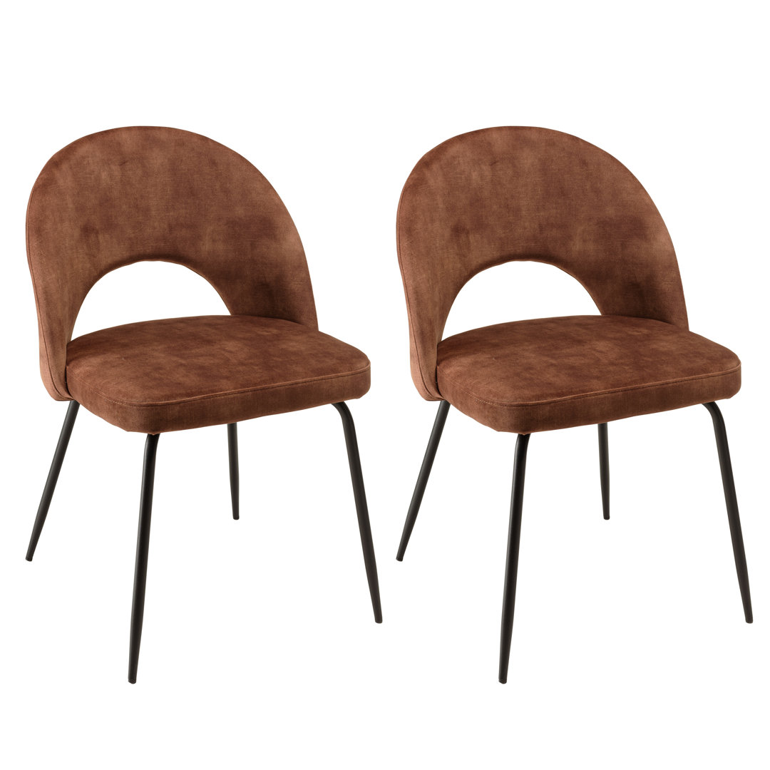 Luanna 47cm H Velvet Upholstered Side Chair