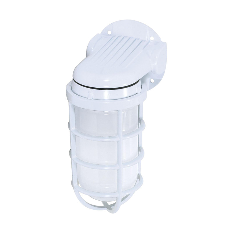 Tressa  Wall Light, White, 9.38" H x 4.25" W x 6.75" D