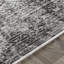 Tapis gris anthracite et gris cendré en coton tissé à la machine Kailee-1886481563