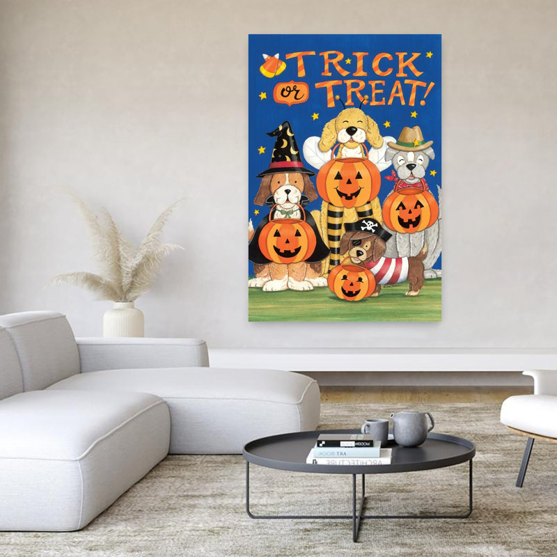 Art contemporain fantaisiste pour chien, H 60 po x l 40 po