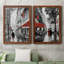 «Rainy Paris I», ensemble de 2 reproductions d'art-428707234-428707233-428707232