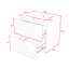 Meuble-lavabo mural 24 po avec poignées dorées et 2 tiroirs-792709402